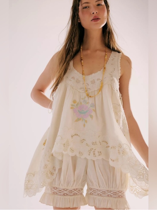 Free People Pants - Free People Eye Catcher Bloomsie Romper